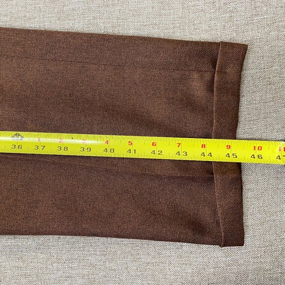 Tony Blake Pleated Dress Pants Men's 38 Brown High Rise Business Office - Picture 13 of 14